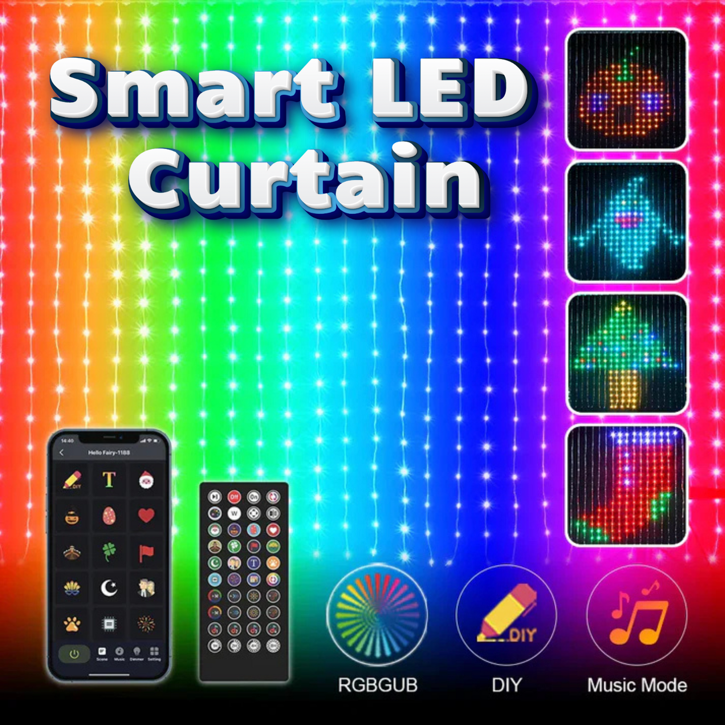 Smart Curtain Lights