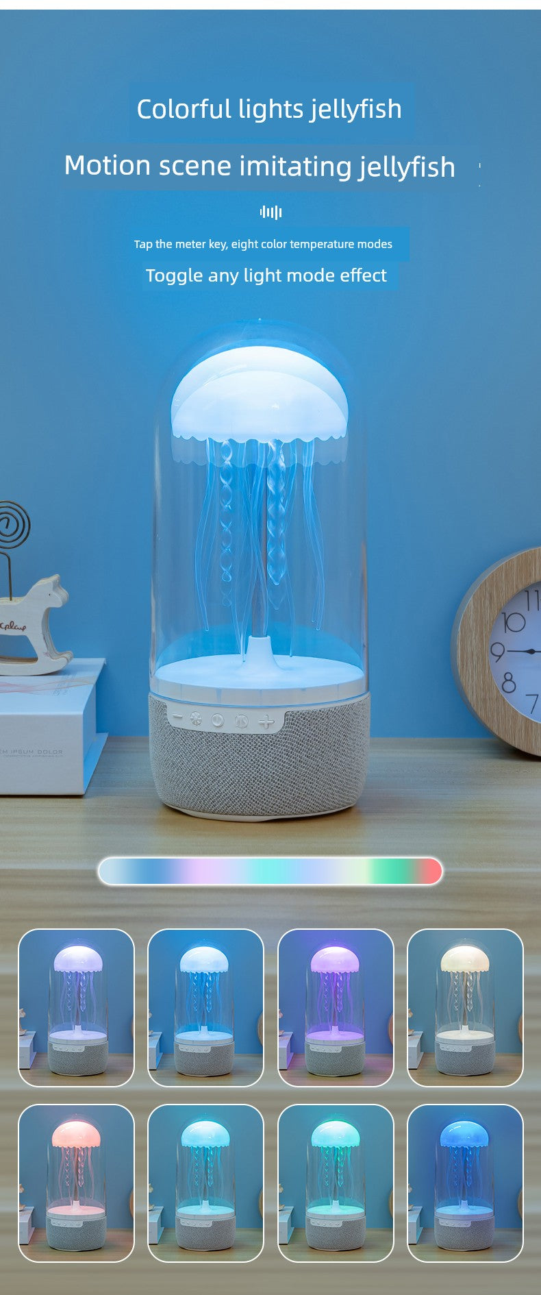 Jellyfish Lamp and  Bluetooth Speaker